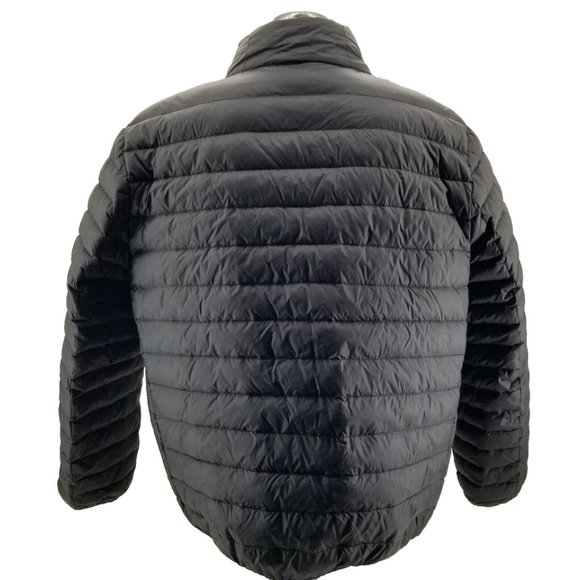 Saddlebred Down Puffer Jacket Mens Lightweight Black Packable Hiking sz XXL - Picture 2 of 12